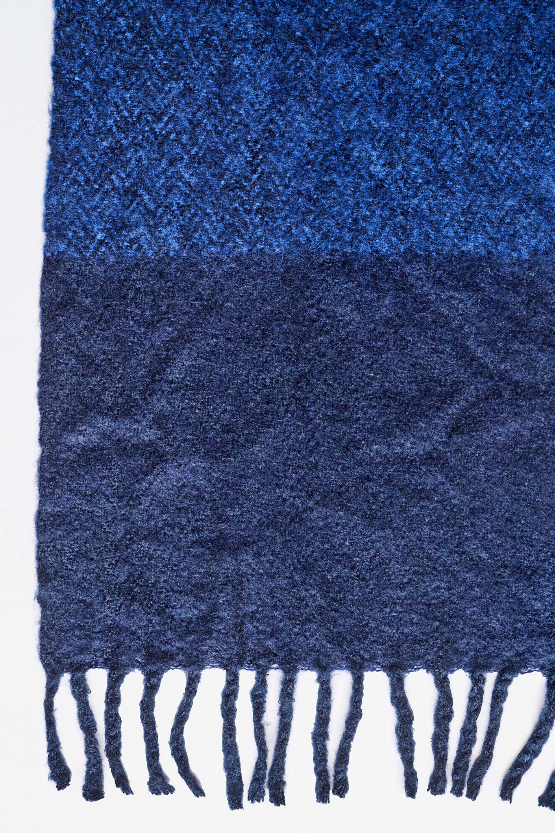 Navy Print Scarf, , image 2